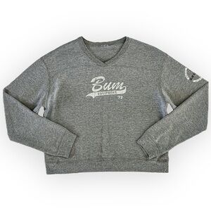 Vintage Grey B.U.M. Equipment Long-Sleeve Pullover